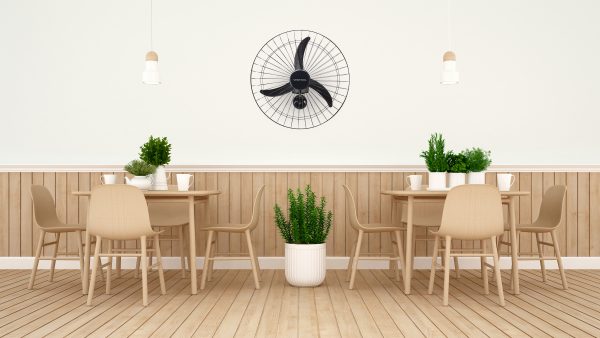 restaurant or coffee shop on wood design 3d rendering